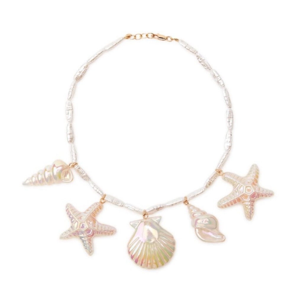 Barbie The Movie Warner Bros Seashell Necklace Zara Collaboration 99$